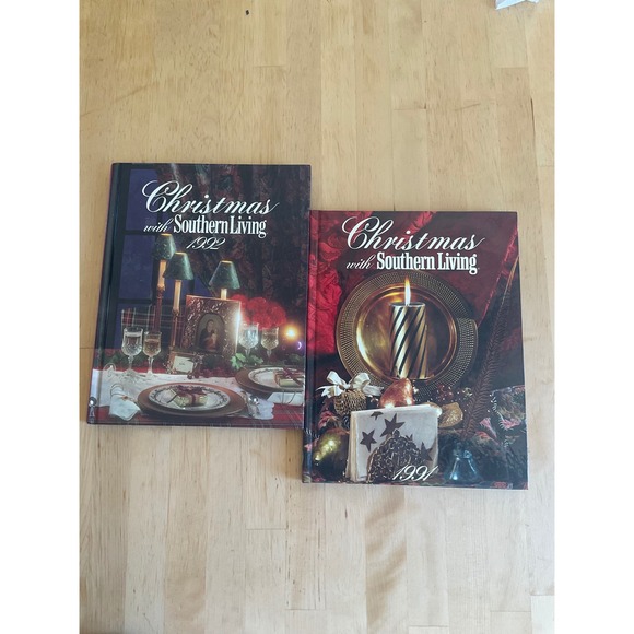 Southern Living Other - Christmas with Southern Living Books 1991 1992 Hardcover Holiday Decor Recipes